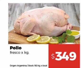 Disco Pollo fresco x kg oferta