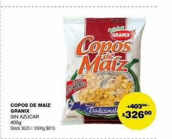 Atomo Conviene Copos de maiz granix sin azucar oferta