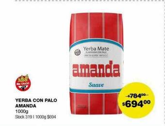 Atomo Conviene Yerba con palo amanda oferta
