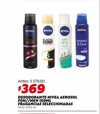 Ferniplast Desodorante nivea aerosol fem men fragancias seleccionadas oferta
