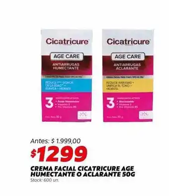 Ferniplast Crema facial cicatricure age humectante o aclarante oferta
