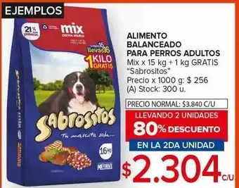 Carrefour Maxi Alimento para perros sabrositos oferta