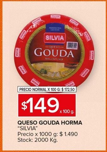 Carrefour Maxi Queso gouda horma silvia oferta