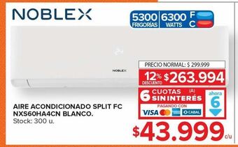 Carrefour Maxi Aire acondicionado noblex oferta