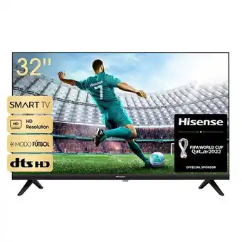 Changomas Tv led hisense 32" hd smart 32a42h oferta