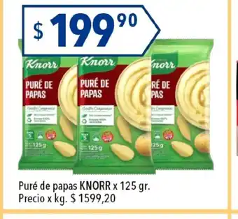Hergo Puré De Papas Knorr x 125 gr oferta