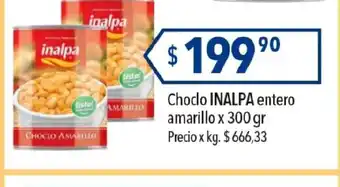 Hergo Choclo Inalpa Entero Amarillo x 300 gr, oferta