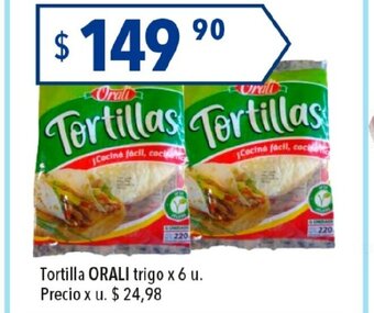 Hergo Tortilla Orali Trigo x 6 u. oferta
