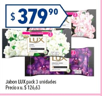 Hergo Jabon Lux pack 3 unidades oferta