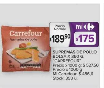 Carrefour Market Carrefour Supremas De Pollo Bolsa x 360g oferta