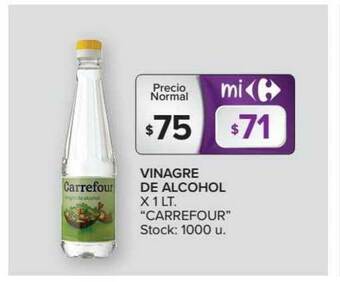 Carrefour Market Carrefour Vinagre De Alcohol x 1 Lt oferta