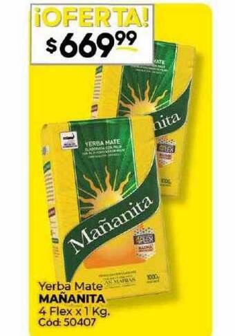 Diarco Yerba mate mañanita 4 flex oferta