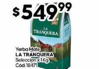 Diarco Yerba mate la tranquera seleccion oferta