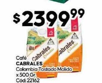 Diarco Café cabrales colombia tostado molido oferta