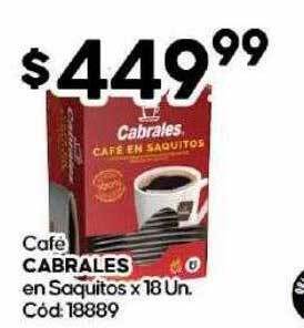 Diarco Café cabrales en saquitos oferta