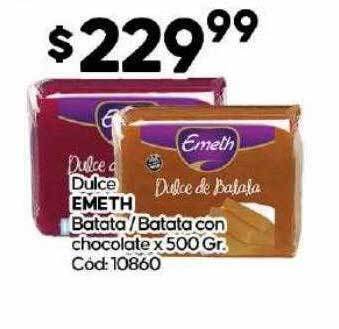 Diarco Dulce emeth batata batata con chocolate oferta