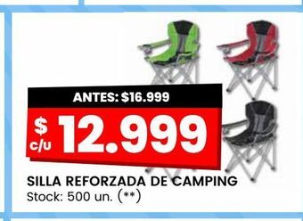 Changomas Silla reforzada de camping oferta