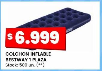 Changomas Colchón inflable bestway 1 plaza oferta