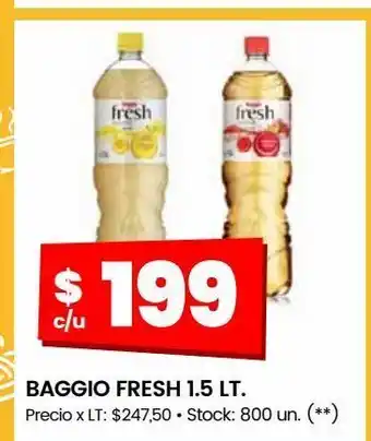 Changomas Baggio fresh 1.5 lt. oferta