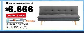 Changomas Futon capitone oferta
