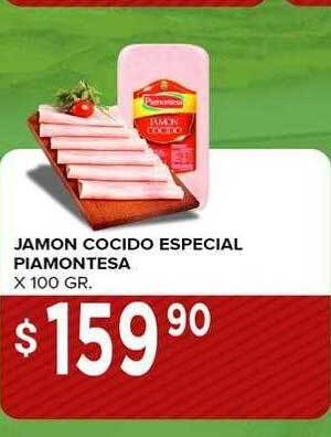 Supermercados Mayor Jamon cocido especial piamontesa oferta