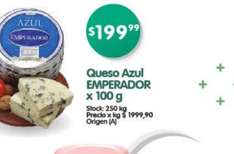 Supermercados Buenos Días Queso Azul Emperador x 100 g oferta