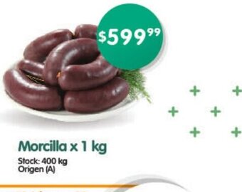 Supermercados Buenos Días Morcilla x 1kg oferta