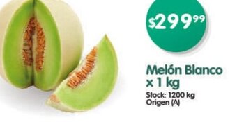 Supermercados Buenos Días Melón Blanco x 1kg oferta