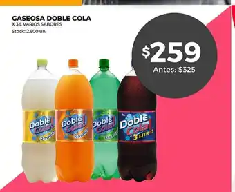 Supermercados Tadicor Gaseosa Doble Cola oferta