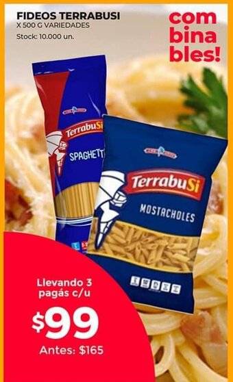 Supermercados Tadicor Fideos Terrabusi oferta