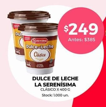 Supermercados Tadicor Dulce de Leche La Serenísima oferta