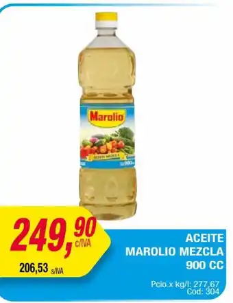 Maxiconsumo Aceite Marolio Mezcla 900cc oferta