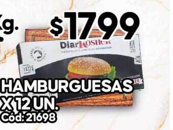 Diarco Hamburguesas oferta