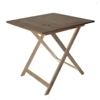 Sodimac Mesa de exterior pino 75 x 75 cm - ecomadera oferta