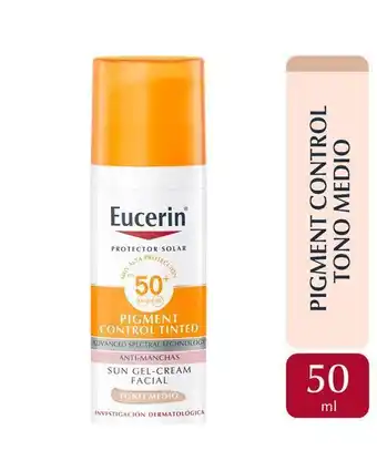 Punto de Salud Eucerin - sun pigment control tinted tono medio fps50+ oferta
