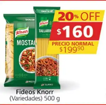 Supermercados Aiello Fideos Knorr oferta