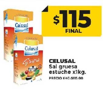 Supermayorista Vital Celusal sal gruesa estuche oferta