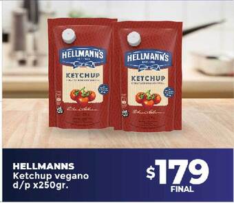 Supermayorista Vital Hellmanns ketchup vegano oferta