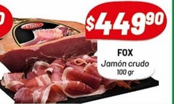 Almacor Fox Jamón Crudo 100 gr. oferta