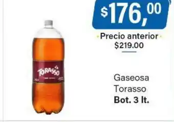 Supermercados Damesco Gaseosa Torasso Bot. 3lt oferta