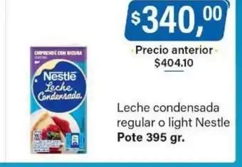 Supermercados Damesco Leche Condensada Regular O Light Nestle Pote 395 gr. oferta