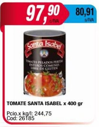 Maxiconsumo Tomate Santa Isabel x 400gr oferta