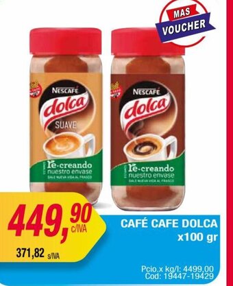 Maxiconsumo Café Cafe Dolca x 100gr oferta