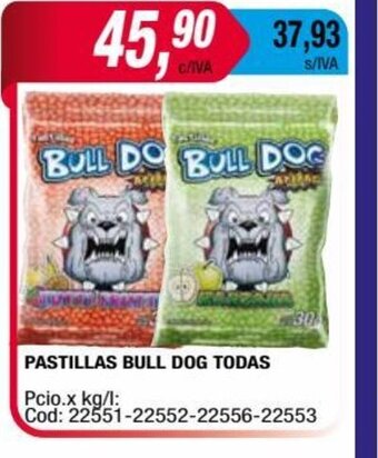 Maxiconsumo Pastillas Bull Dog Todas oferta