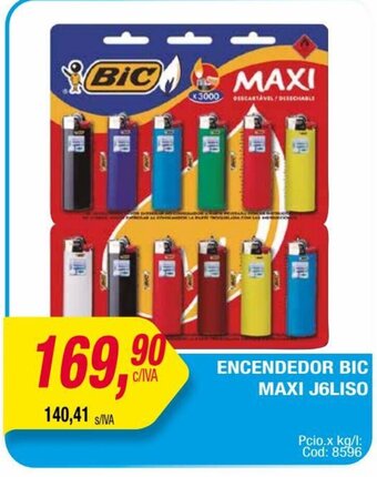 Maxiconsumo Encendedor Bic Maxi J6Liso oferta
