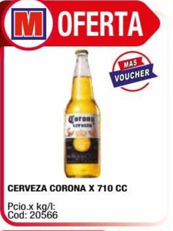 Maxiconsumo Cerveza Corona x 710cc oferta