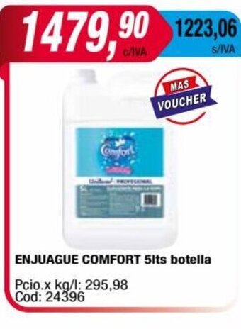 Maxiconsumo Enjuague Comfort 5lts Botella oferta