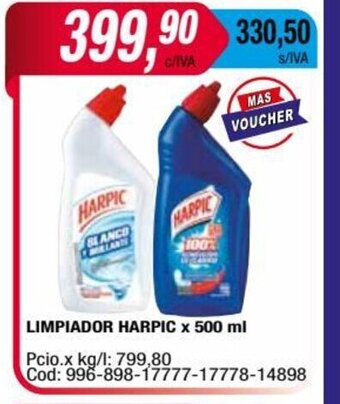 Maxiconsumo Limpiador Harpic x 500ml oferta