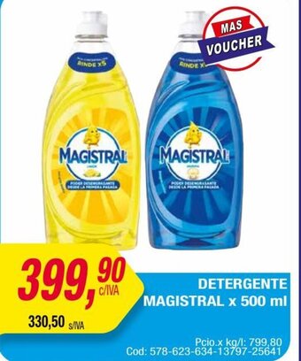 Maxiconsumo Detergente Magistral x 500ml oferta