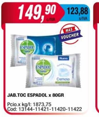 Maxiconsumo Jab. Toc Espadol x 80gr oferta